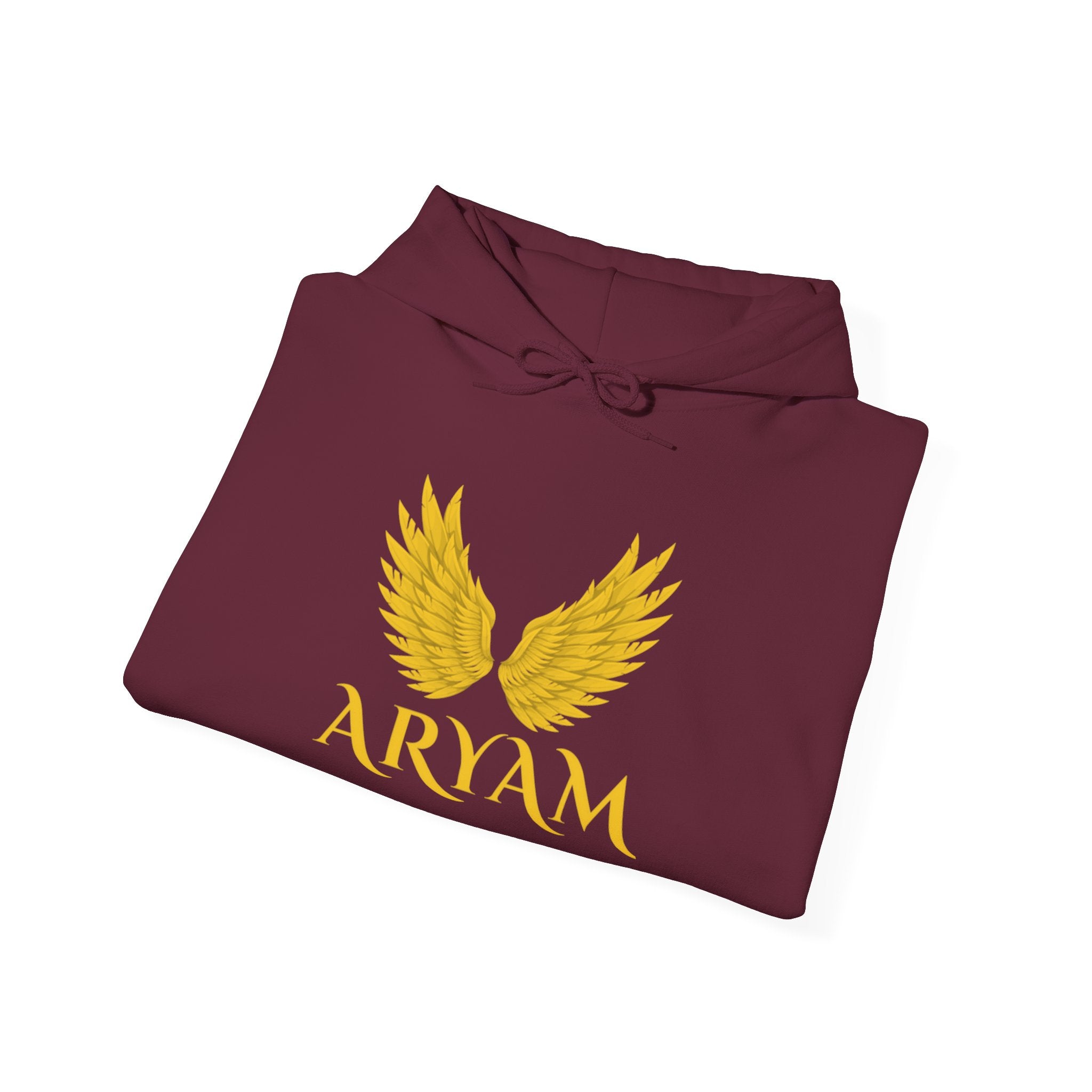 Golden Wings Unisex Hoodie, Cozy Sweatshirt for Casual Style, Perfect Gift for Birthdays, Holidays, and Everyday Wear
