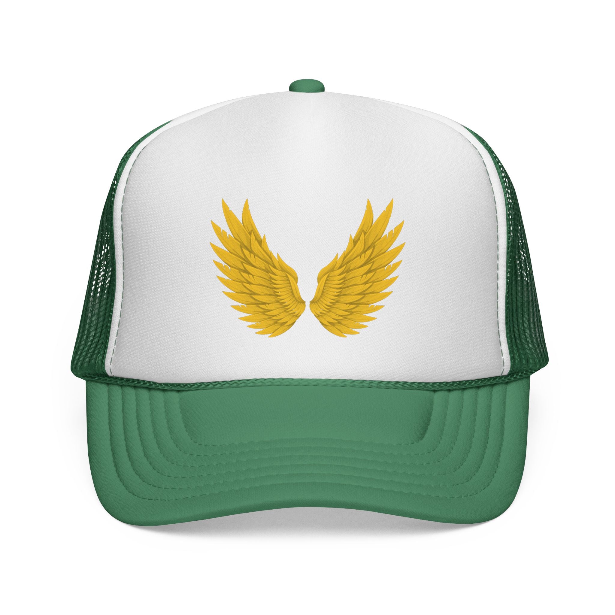 Winged Spirit Trucker Cap - Inspirational Hat for Outdoors, Travel, Gifts for Adventurers, Festivals, or Everyday Wear