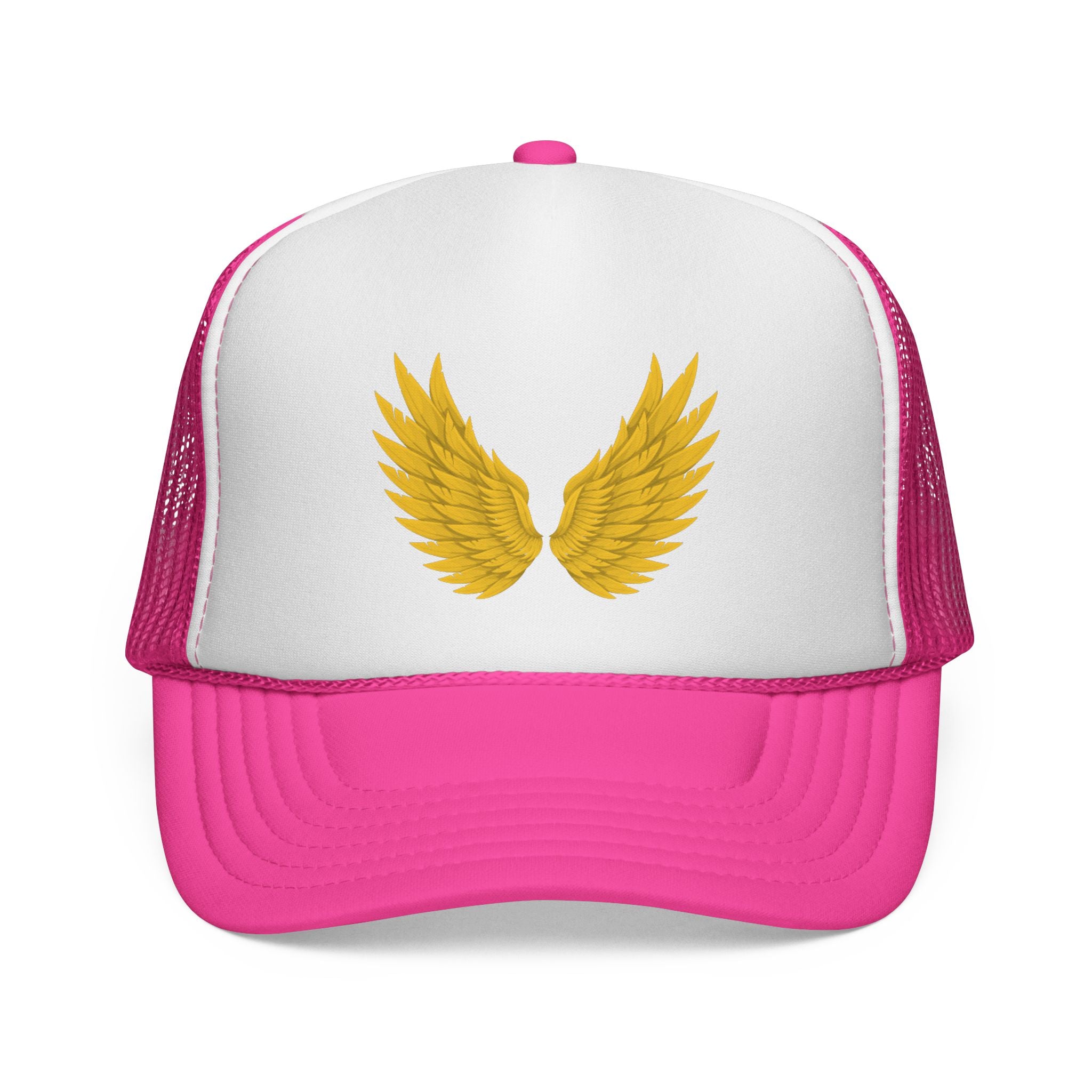 Winged Spirit Trucker Cap - Inspirational Hat for Outdoors, Travel, Gifts for Adventurers, Festivals, or Everyday Wear