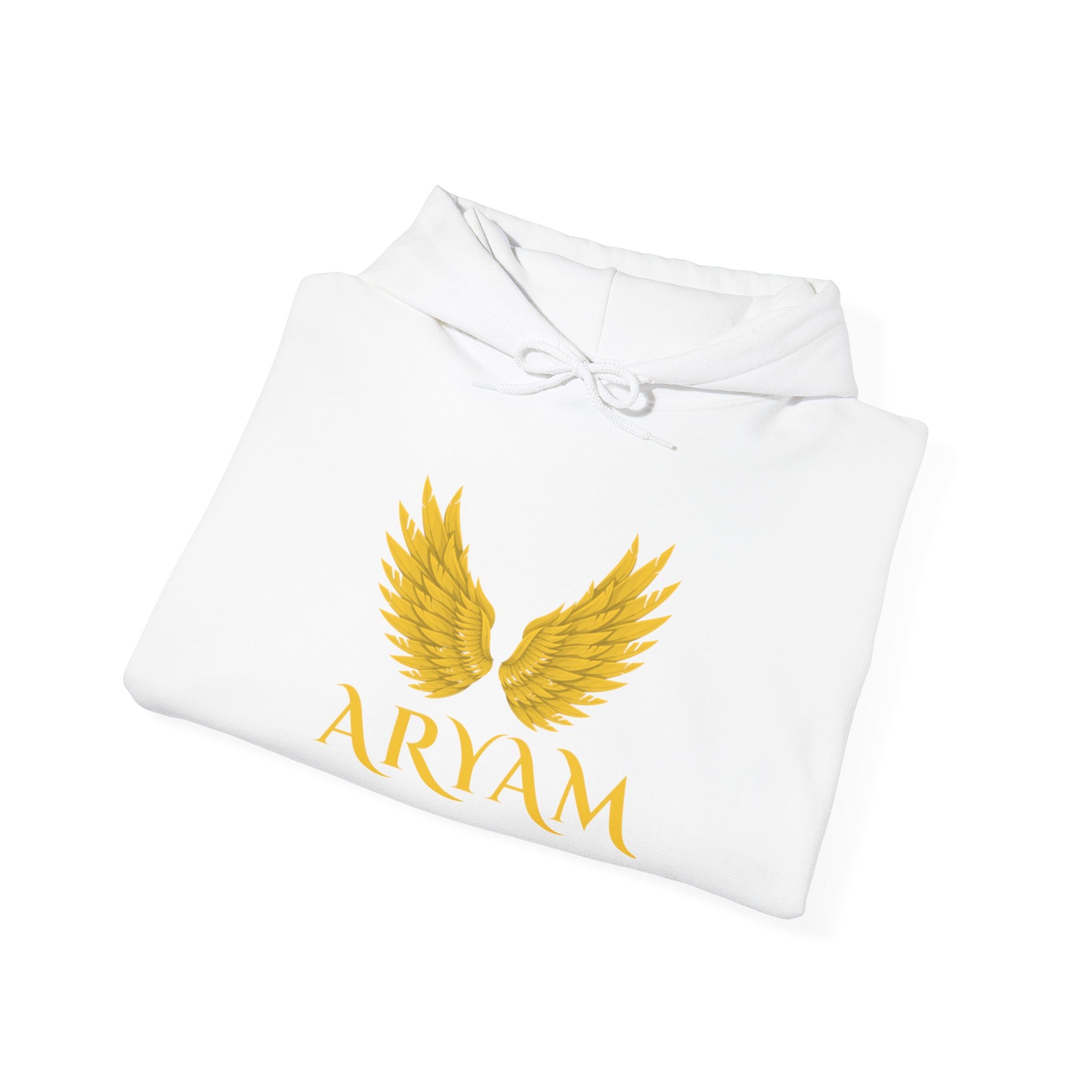 Golden Wings Unisex Hoodie, Cozy Sweatshirt for Casual Style, Perfect Gift for Birthdays, Holidays, and Everyday Wear