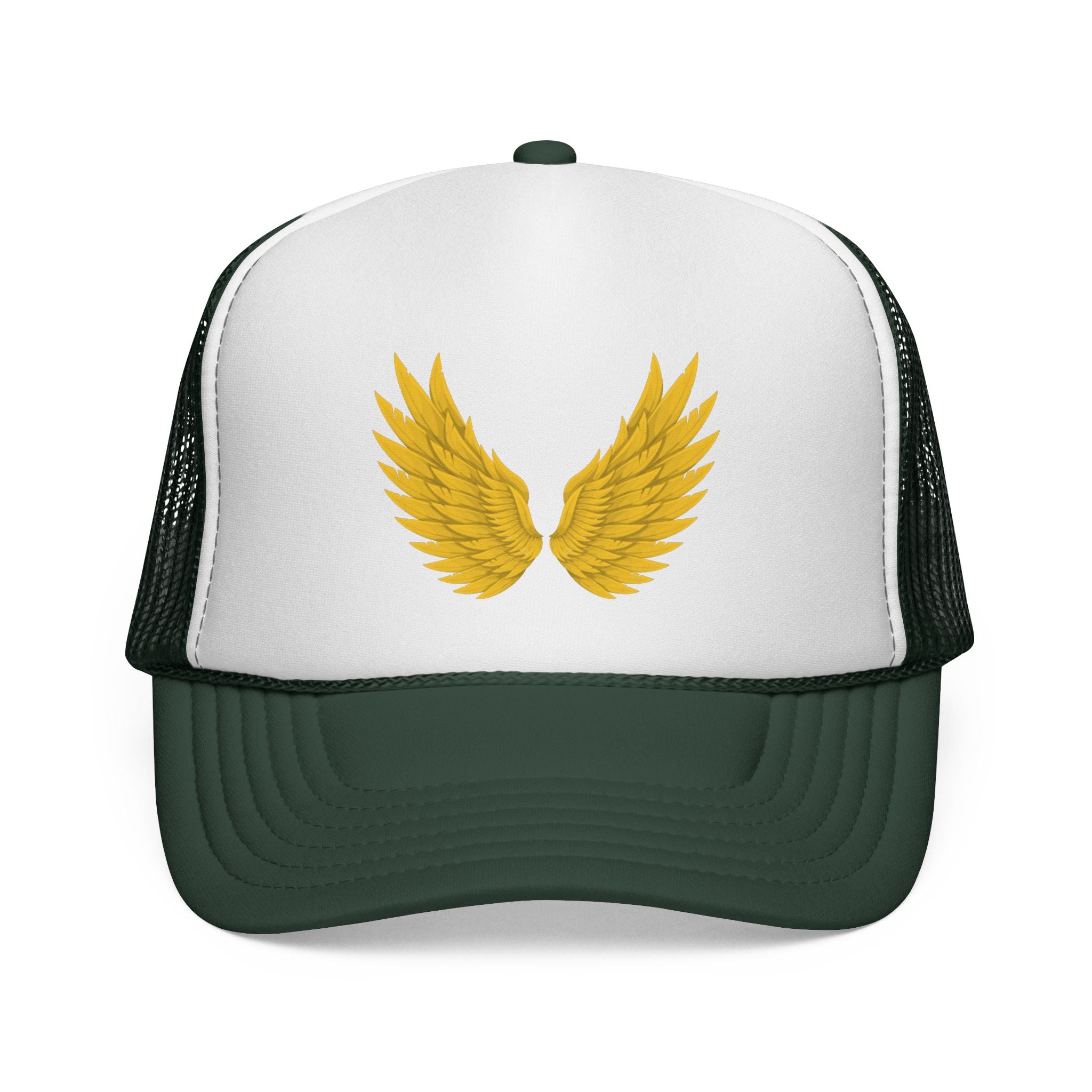Winged Spirit Trucker Cap - Inspirational Hat for Outdoors, Travel, Gifts for Adventurers, Festivals, or Everyday Wear