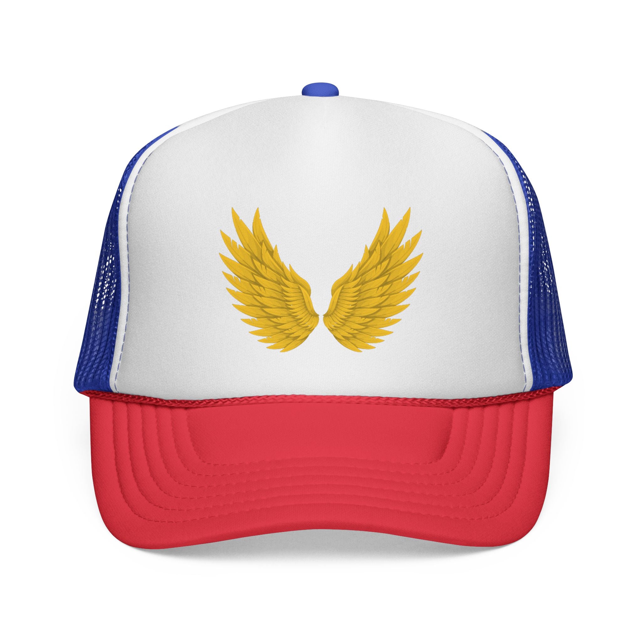 Winged Spirit Trucker Cap - Inspirational Hat for Outdoors, Travel, Gifts for Adventurers, Festivals, or Everyday Wear