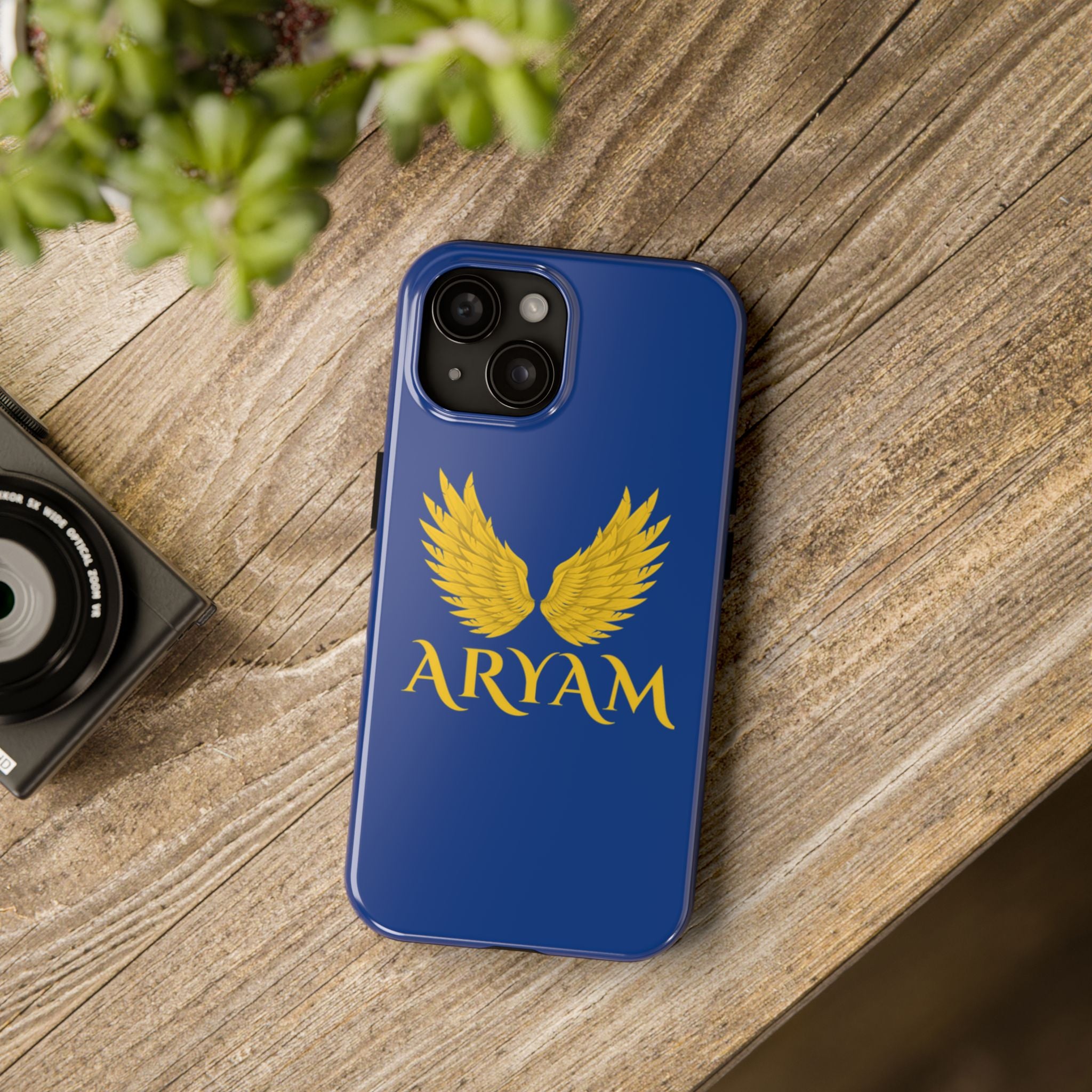 Golden Wings Tough Phone Case for Protection, Durable Smartphone Cover, Unisex Gift, Personalized Tech Accessory, Custom Phone Case