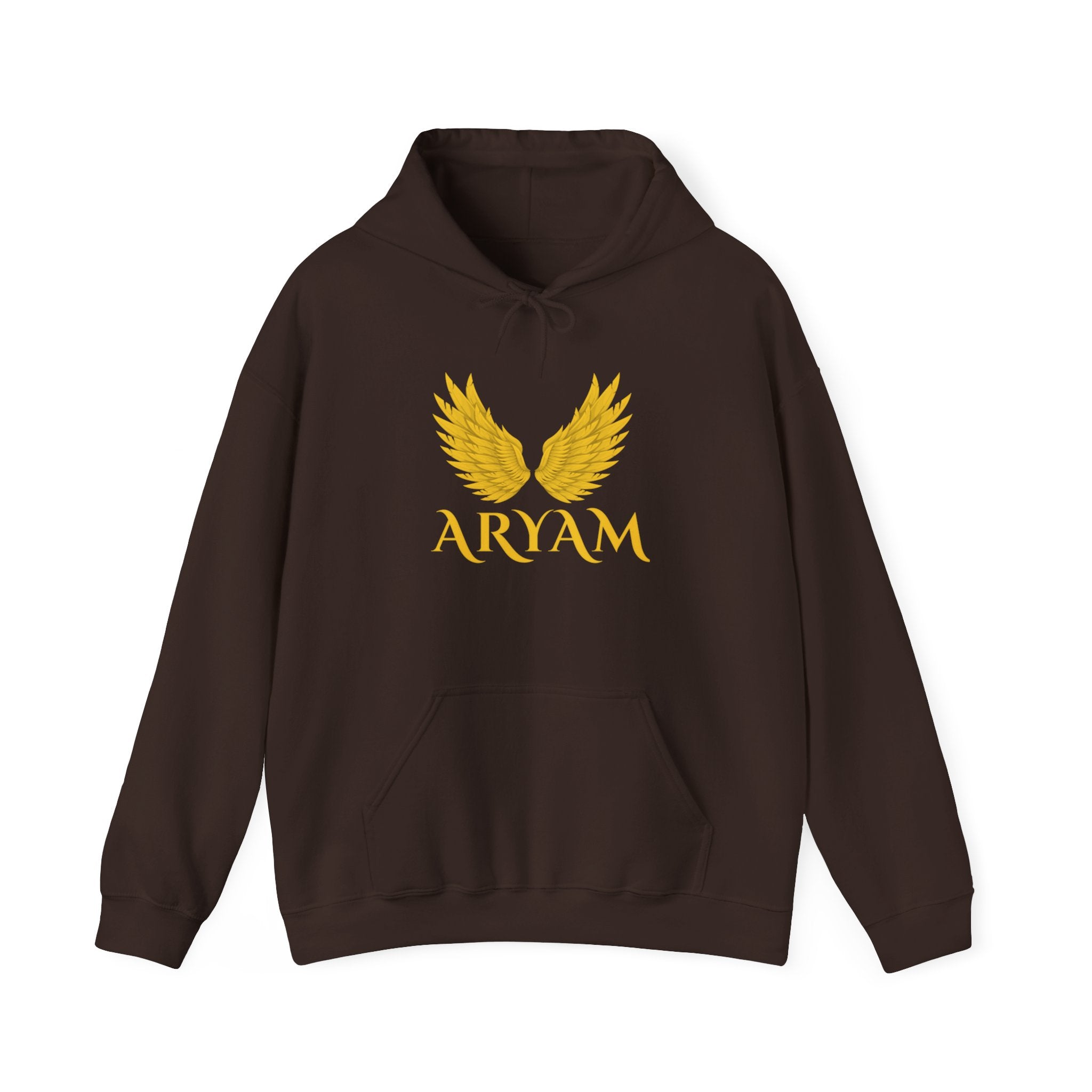 Golden Wings Unisex Hoodie, Cozy Sweatshirt for Casual Style, Perfect Gift for Birthdays, Holidays, and Everyday Wear