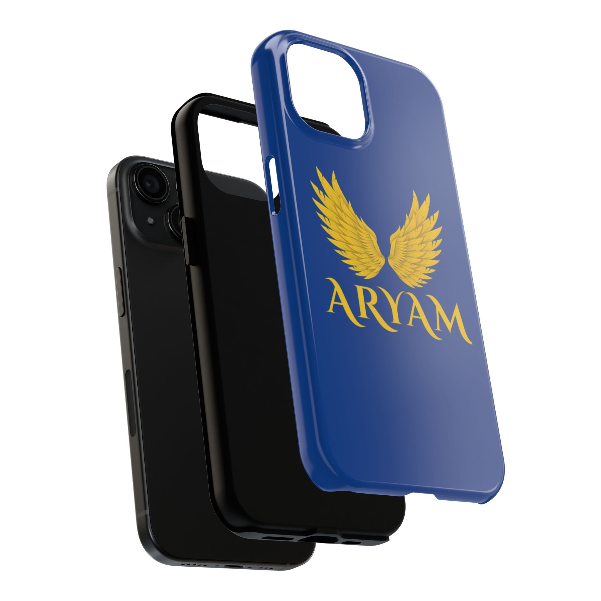 Golden Wings Tough Phone Case for Protection, Durable Smartphone Cover, Unisex Gift, Personalized Tech Accessory, Custom Phone Case