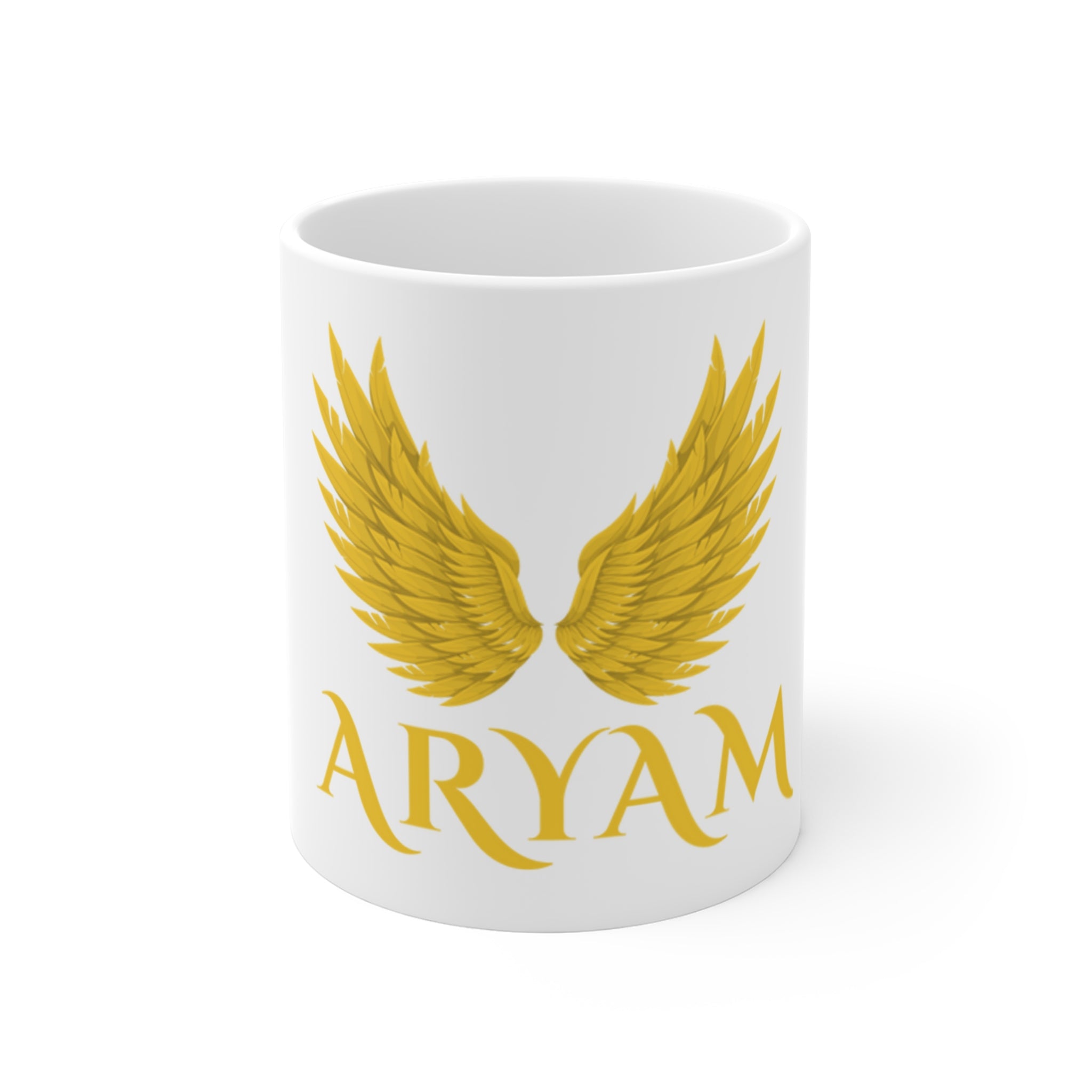 Golden Wings Personalized Mug - Ideal Gift for Coffee Lovers, Tea Enthusiasts, Birthdays, Graduations, Daily Use