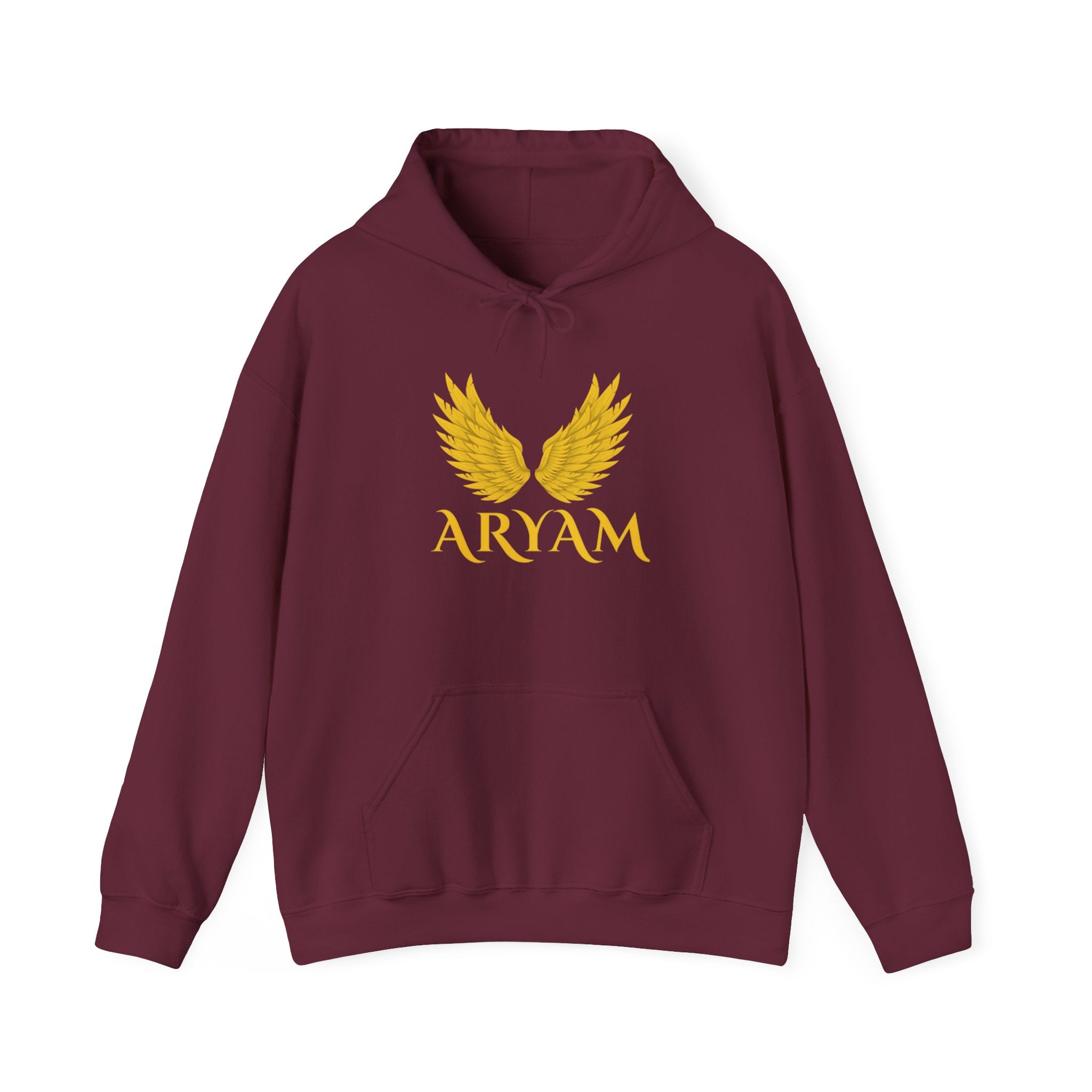 Golden Wings Unisex Hoodie, Cozy Sweatshirt for Casual Style, Perfect Gift for Birthdays, Holidays, and Everyday Wear