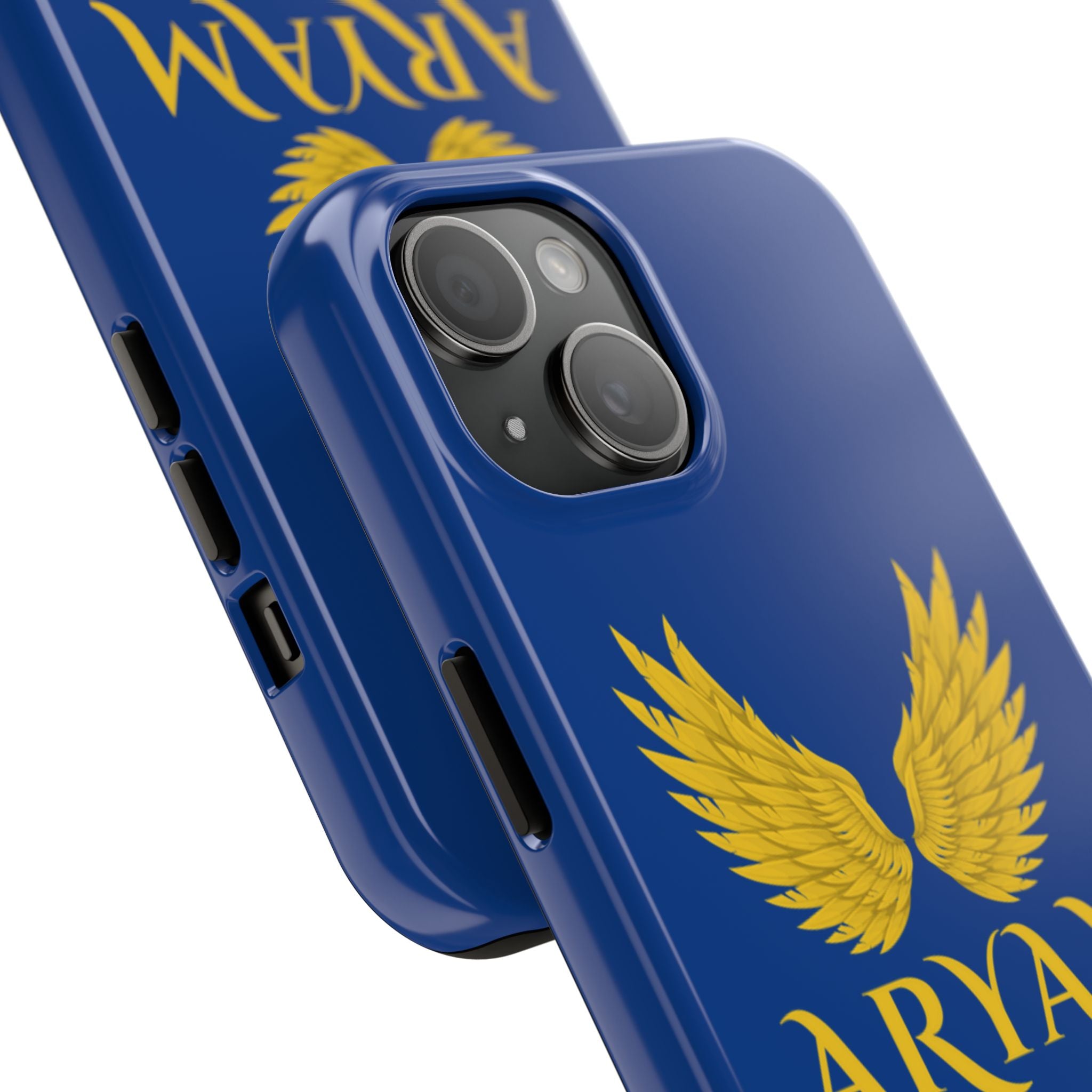 Golden Wings Tough Phone Case for Protection, Durable Smartphone Cover, Unisex Gift, Personalized Tech Accessory, Custom Phone Case