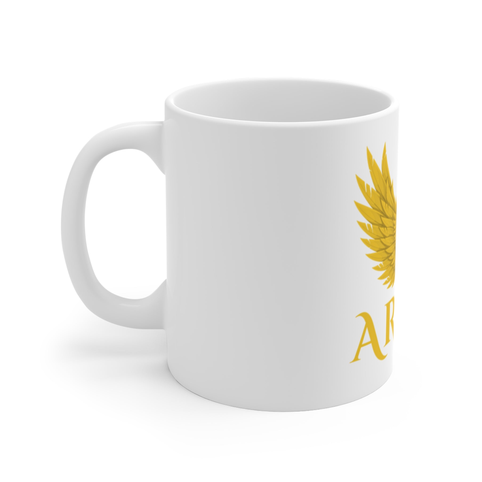 Golden Wings Personalized Mug - Ideal Gift for Coffee Lovers, Tea Enthusiasts, Birthdays, Graduations, Daily Use