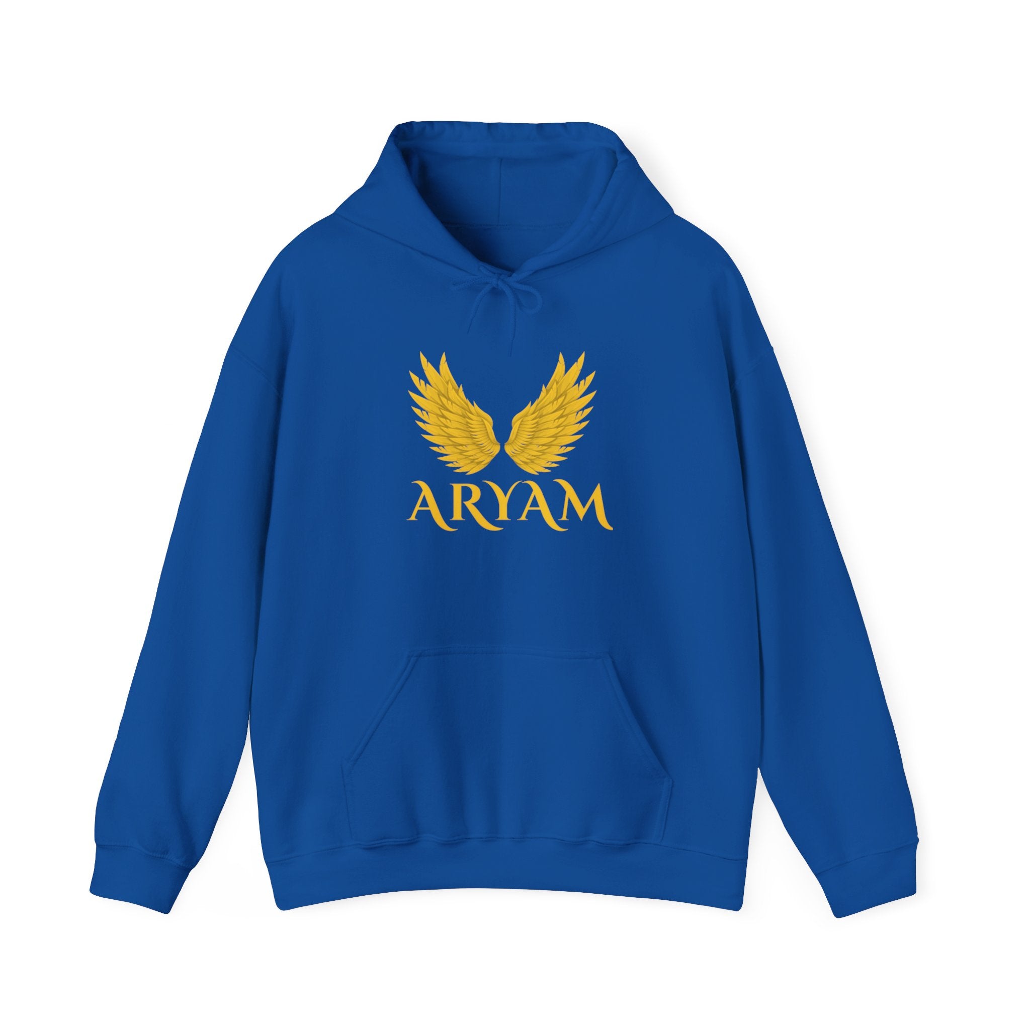 Golden Wings Unisex Hoodie, Cozy Sweatshirt for Casual Style, Perfect Gift for Birthdays, Holidays, and Everyday Wear